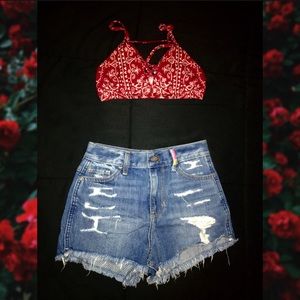Full Tilt Red Bralette